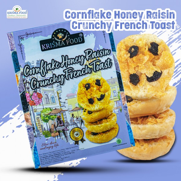 CORNFLAKE HONEY RAISIN CRUNCHY FRENCH TOAST ( G )