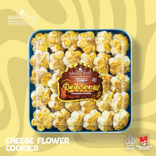 2702 - Cheese Flower Cookies