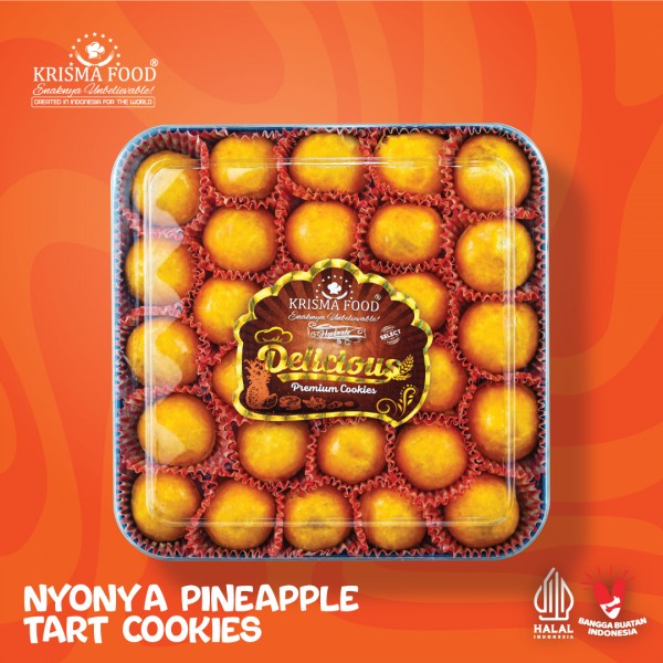 2702 - Nyonya Pineapple Tart Cookies 