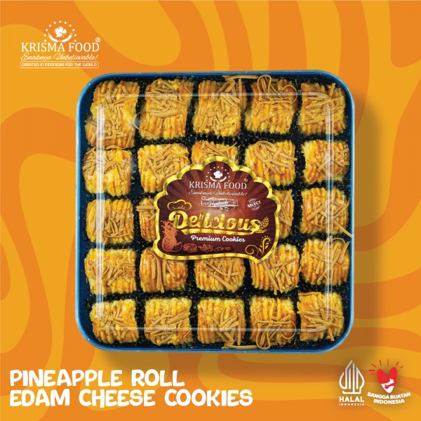 2702 - Pineapple Roll Edam Cheese Cookies 