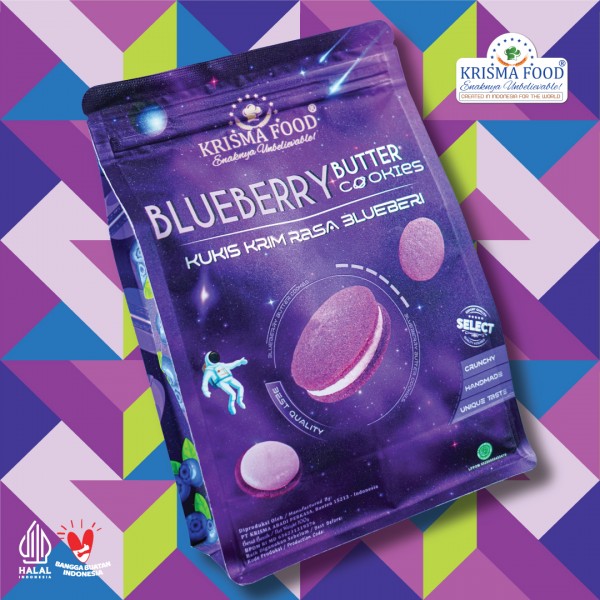 Blueberry Butter Cookies ( P )