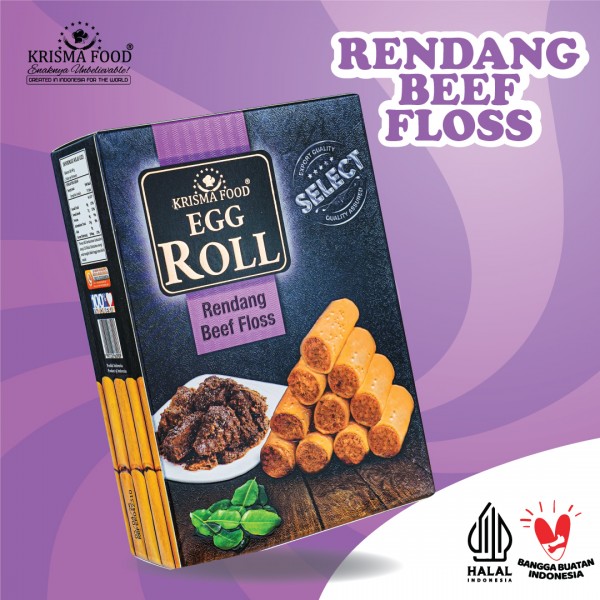 Rendang Beef Floss Egg Roll ( G )