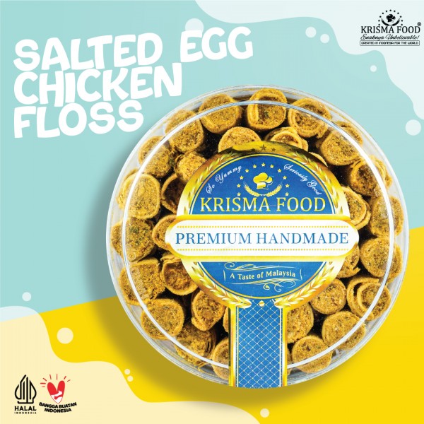 584 - Salted Egg Chicken Floss Egg Roll 