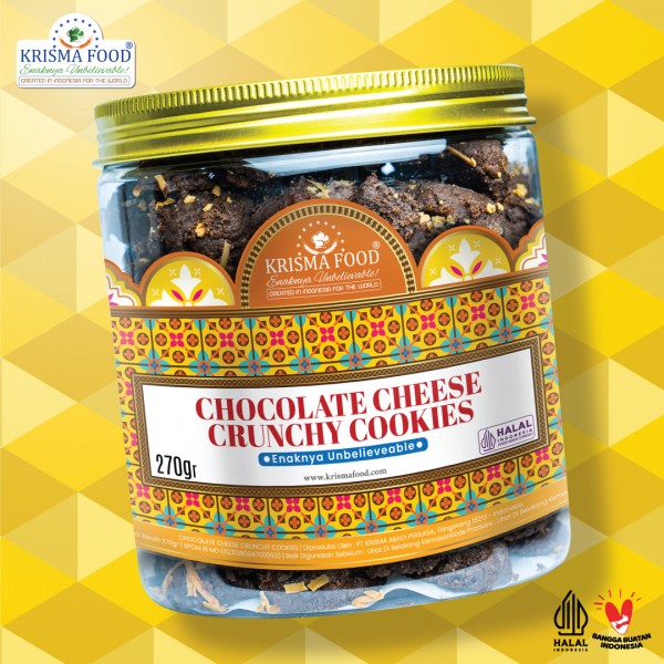 CHOCOLATE CHEESE CRUNCHY COOKIES