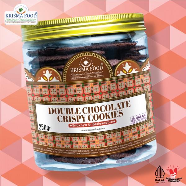 DOUBLE CHOCOLATE CRISPY COOKIES