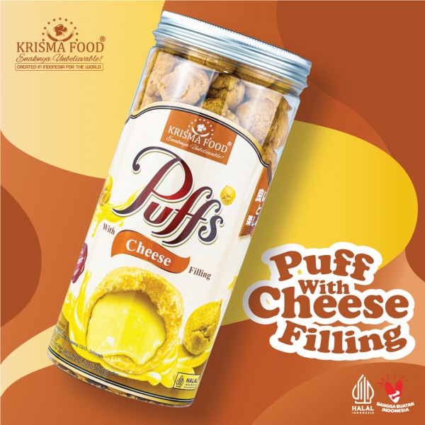 Soes Kering Isi Krim Rasa Keju ( T ) - PRE ORDER