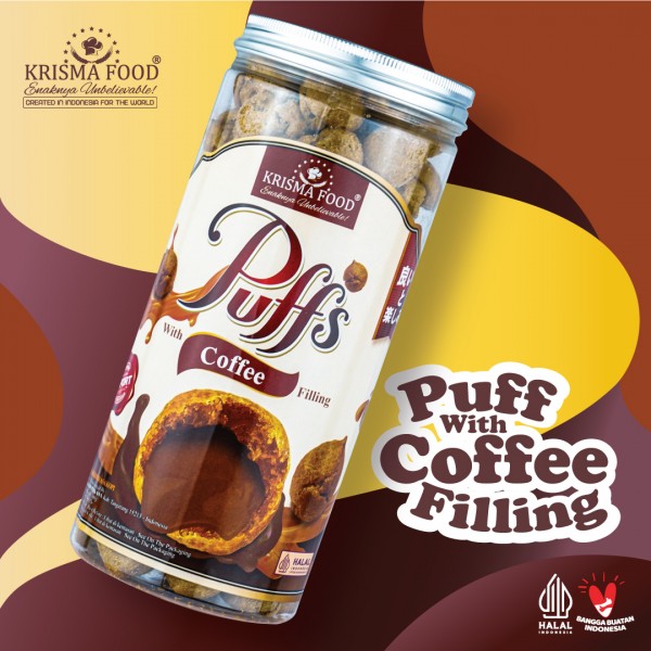 Soes Kering Isi Krim Rasa Kopi ( T ) - PRE ORDER
