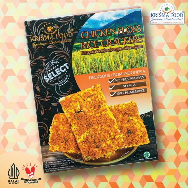 Chicken Floss Rice Cranckers ( G )  - PRE ORDER