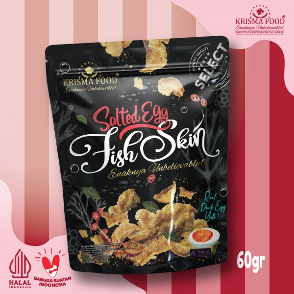Salted Egg Fish Skin ( P ) - 60gr