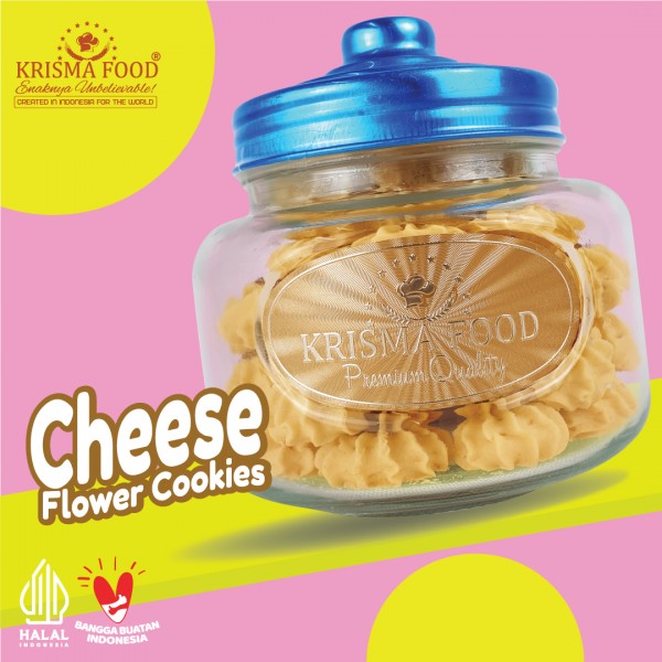 Cheese Flower Cookies ( K )  - PRE ORDER