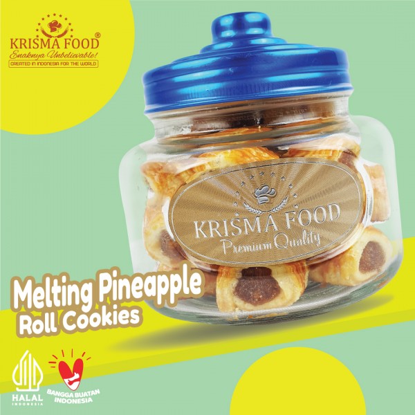 Melting Pineapple Roll Cookies ( K )  - PRE ORDER