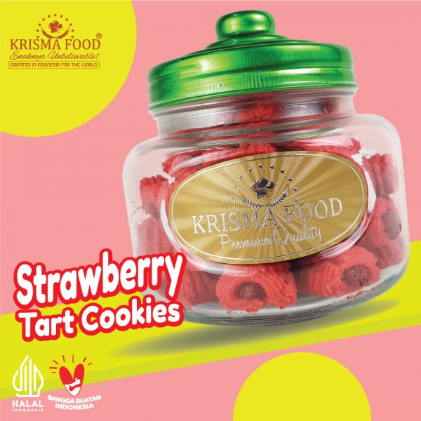 Strawberry Tart Cookies ( K )  - PRE ORDER