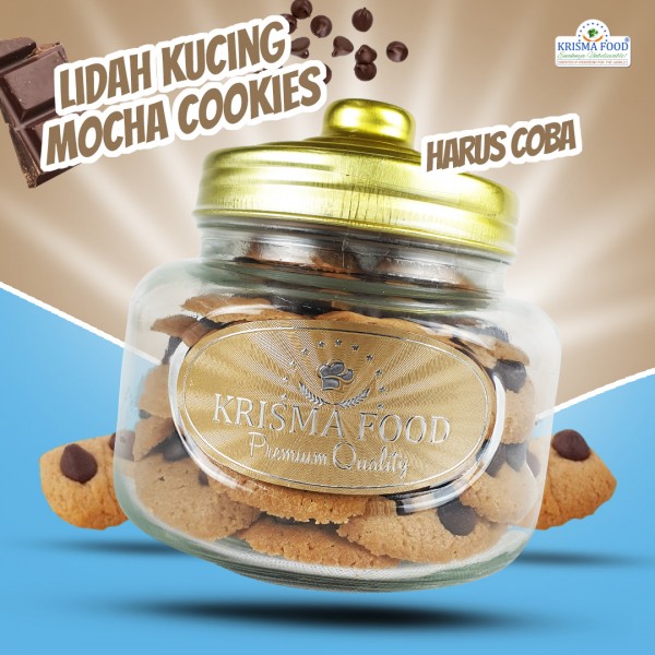 Lidah Kucing Mocha Cookies ( K ) 