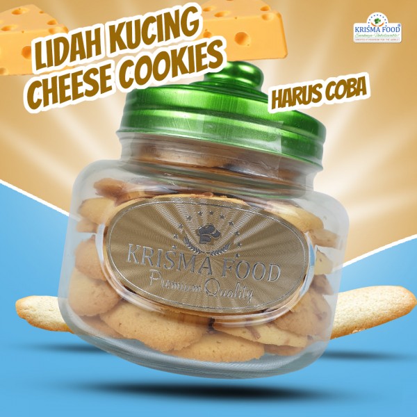 Lidah Kucing Cheese Cookies ( K ) 